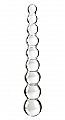 Icicles No 2 Glass Anal Beads Clear